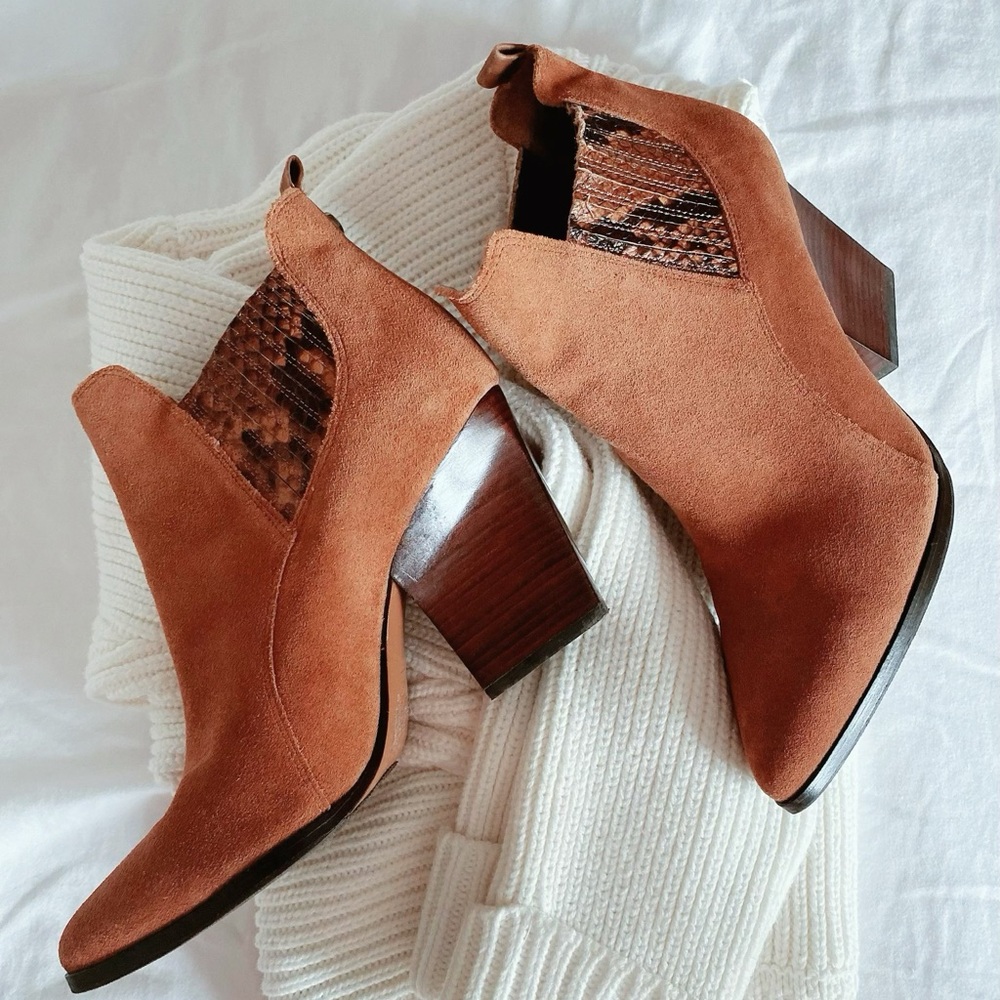 Donald Pliner Vale suede ankle boots